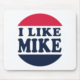 I-WIE-MIKE-SCHALTFLÄCHE MOUSEPAD