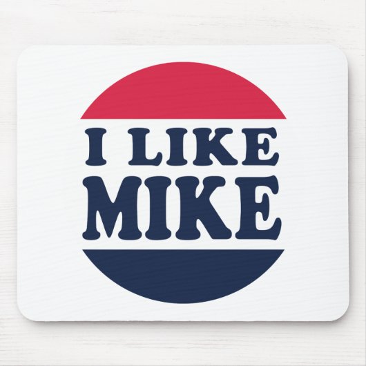 I-WIE-MIKE-SCHALTFLÄCHE MOUSEPAD (Vorne)