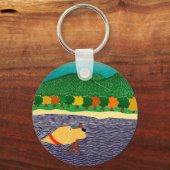 i wie Stöcke-Key-Kette Schlüsselanhänger (Vorderseite)