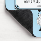 "I Will Care for My Sheep"  Mousepad (Ecke)