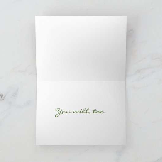 I will have better days Card Karte (Innenseite)