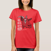 "I will not be your goat" T-Shirt (Vorderseite)