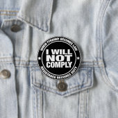 I Will Not Comply Button (Beispiel)