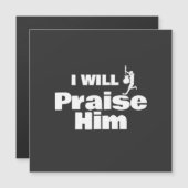 I Will Praise Him, Guitar for the King Magnetkarte (Vorne/Hinten)