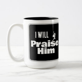 I Will Praise Him, Guitar for the King Zweifarbige Tasse