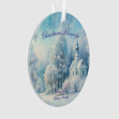 I will Praise Him In Every Season Christmas Ornament (Vorderseite)