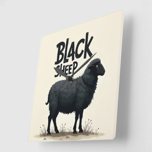 i will Probleme Quadratische Wanduhr (Winkel)