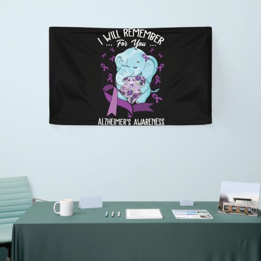 I Will Remember For You Alzheimer's Awareness Banner (Messeveranstaltung)