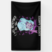 I Will Remember For You Alzheimer's Awareness Banner (Vertikal)