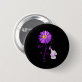 I Will Remember For You Elephant Alzheimer's Aware Button (Vorne & Hinten)
