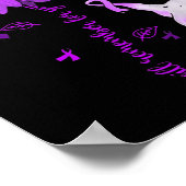 I Will Remember For You Elephant Alzheimer's Aware Poster (Ecke)