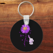 I Will Remember For You Elephant Alzheimer's Aware Schlüsselanhänger (Vorderseite)