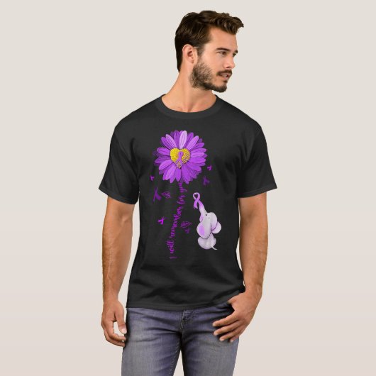 I Will Remember For You Elephant Alzheimer's Aware T-Shirt (Vorne ganz)