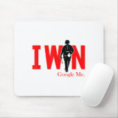 I Win Google Me Motivational Confidence Shirt Mousepad (Mit Mouse)