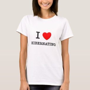 I Winterschlaf haltenes Liebe T-Shirt