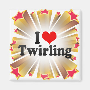 I wirbelnde Liebe Magnet