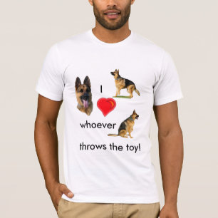 I wirft Herz wer auch immer das Spielzeug T-Shirt