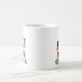I wirklich Fräulein Obama! Kaffeetasse (Mittel)