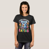 I Wish Exercising Were Easy Like Eating Funny Koal T-Shirt (Vorne ganz)