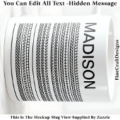 I Wish I Was Painting & Name Hidden Message 091B  Kaffeetasse