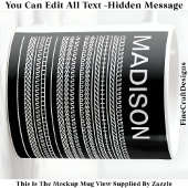 I Wish I Was Painting & Name Hidden Message 091W Kaffeetasse