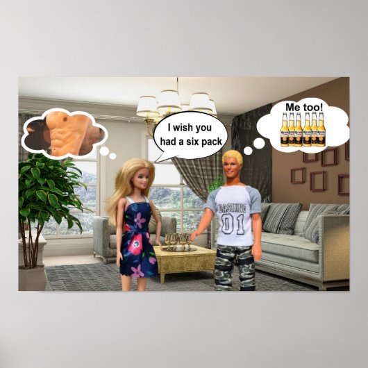 I wish you had a six pack. poster (Vorne)