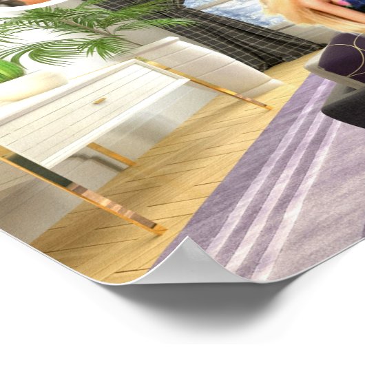 I wish you had a six pack. poster (Ecke)