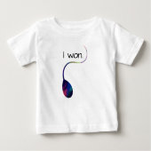 I Won Funny Säugling T - Shirt (Vorderseite)