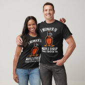 I Wonder If Maple Syrup Thinks About Me Too Food L T-Shirt (Unisex)