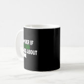 I Wonder If My Gr Thinks About Me Too Funny Plant  Kaffeetasse (Vorderseite Links)