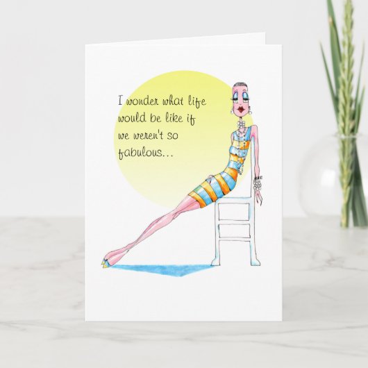 I wonder what life would be like dankeskarte (Vorderseite)