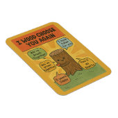 I Wood Choose You Again - Funny 5th Anniversary Pu Magnet (Rechte Seite)