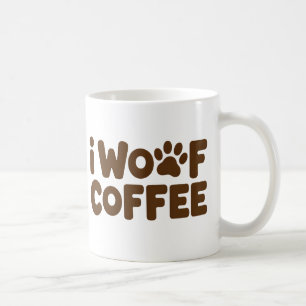 I Woof Coffee Funny Dog Lover Tasse