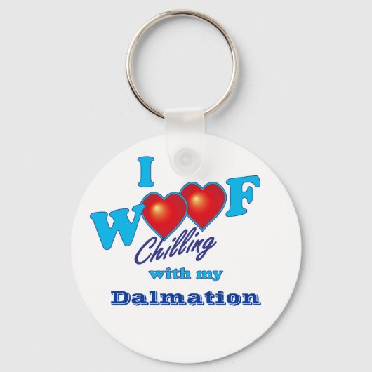 I Woof Dalformation Schlüsselanhänger (Vorderseite)