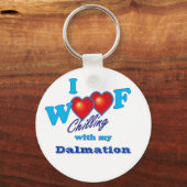 I Woof Dalformation Schlüsselanhänger (Vorderseite)
