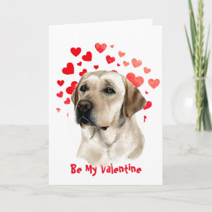 I Woof Liebe You Golden Retriever Dog Valentine Feiertagskarte