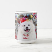 I Woof You A Frohe Weihnachten Personalisierten Hu Kaffeetasse (Mittel)