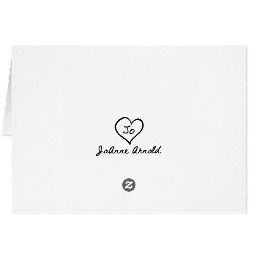 I Woof You Card (Rückseite Horizontal)