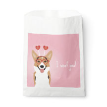 I Woof You Corgi Dog Valentinstag