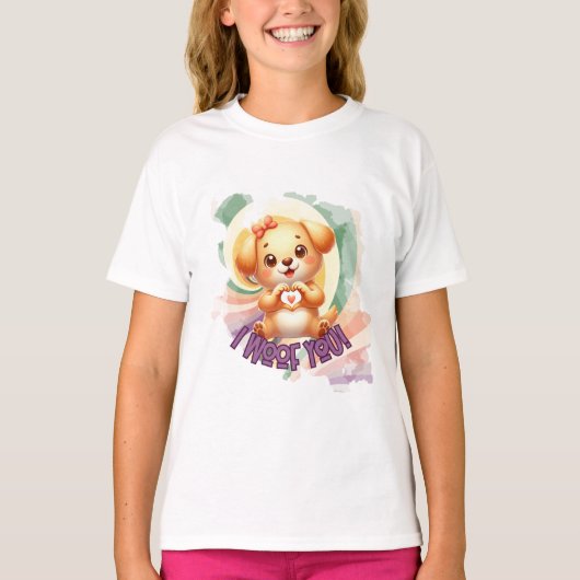 I Woof You Shirt (Vorderseite)