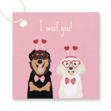 I Woof You Valentine Dog Rottweiler Maltipoo Puppy