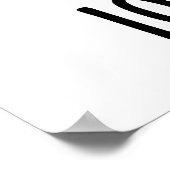 I Wooly Liebe Puns Funny Sheep Puff Poster (Ecke)