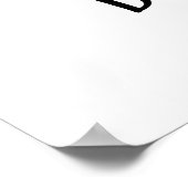 I work hard so my cat can live a better life poster (Ecke)