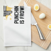 I Work Out Geschirrtuch (Viertel Falte)