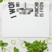 I Work Out Handtuch (Gefaltet)