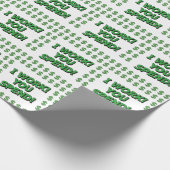 I Work! You Spend! Geschenkpapier (Ecke)