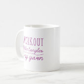I Workout Kaffeetasse (Vorderseite Links)