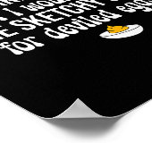 I Would Do Sketchy Stuff For Deviled Eggs Happy Th Poster (Ecke)