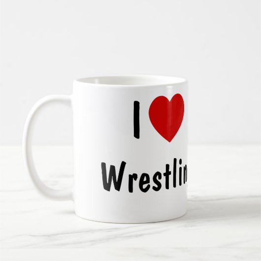 I Wrestling Liebe Kaffeetasse (Links)