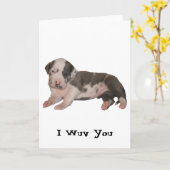 I Wuv Sie Karte (Gelbe Blume)